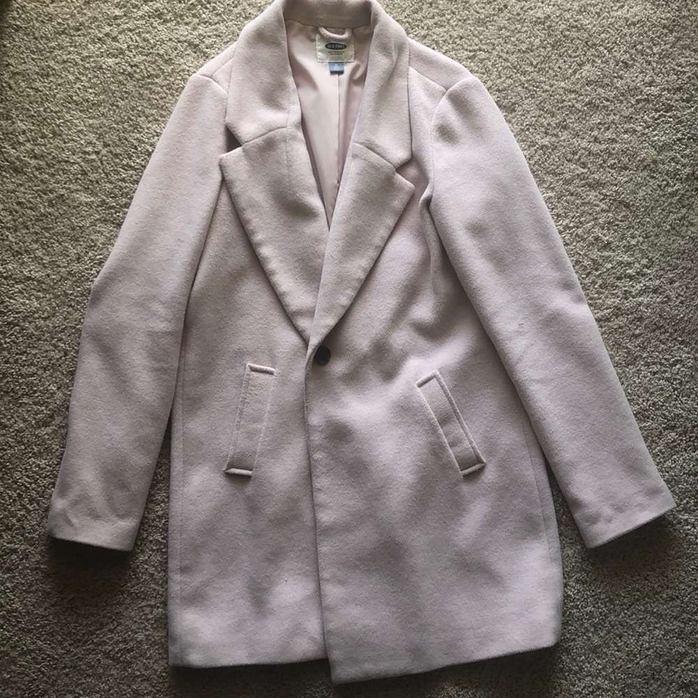 LAST CALL Pink Pea Coat - Old Navy